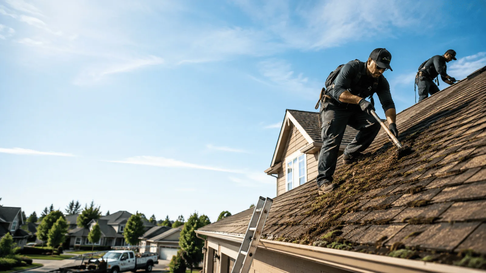 Roof Moss Removal in Paris, AR near me